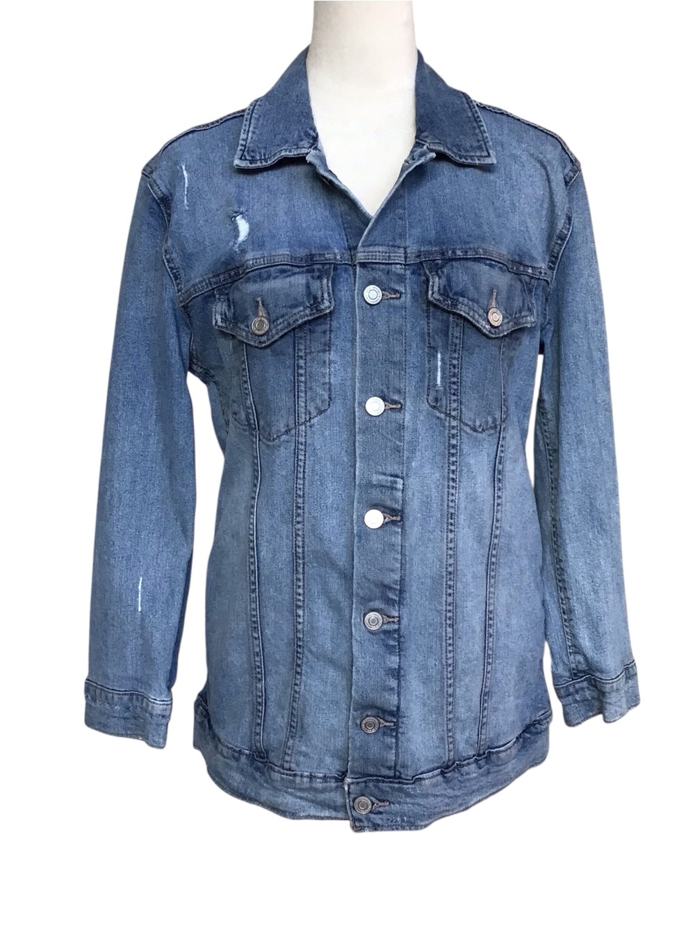 Lucky Brand Denim Tomboy Trucker Jacket